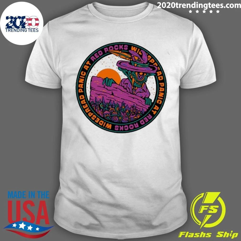 Widespread Panic Red Rocks Amphitheatre 2026 Event Tee Shirt