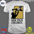 Black Cat Arm Your Children Gun Rights Shirt