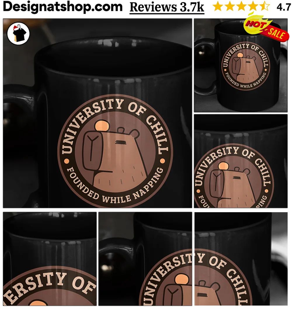 Capybara University of Chill shirt