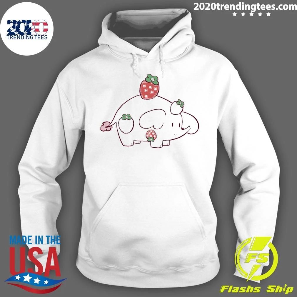 Strawberry Elephant Pin Shirt
