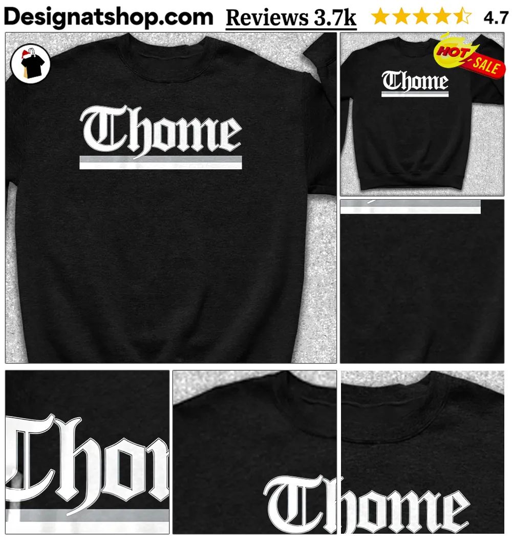 Landon Thome Chicago Baseball Team Name Text shirt