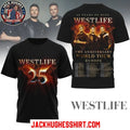 Westlife 25 Years Of Hits The Anniversary World Tour Europe 2026 T-Shirt