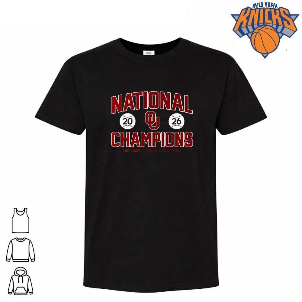 Oklahoma Sooners National 2026 Champions NCAA Baseball Championship shirt