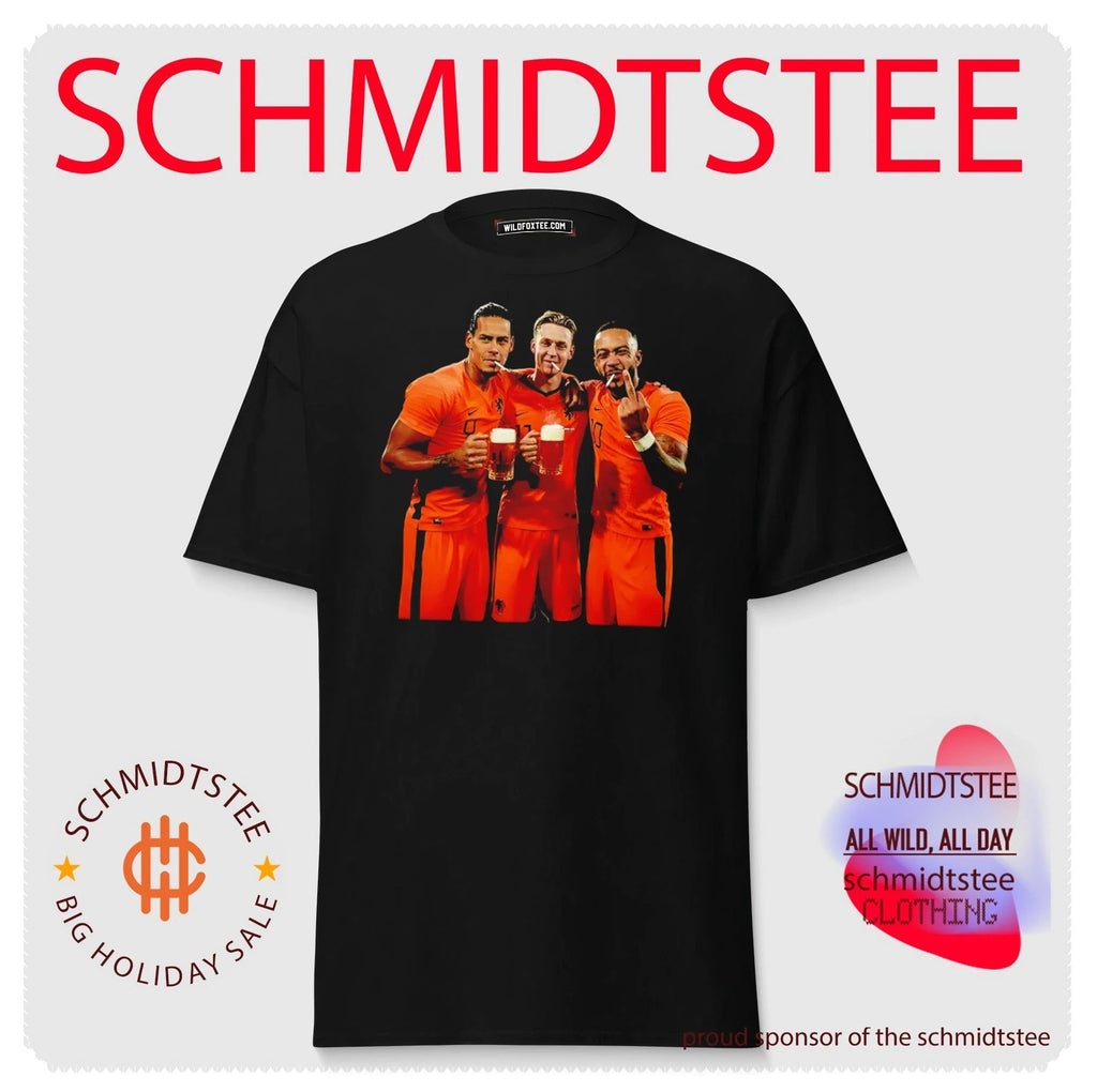 Virgil van Dijk Frenkie de Jong and Memphis Depay Netherlands National Team shirt