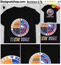 Knicks Rangers Yankees Giants teams New York sports shirt