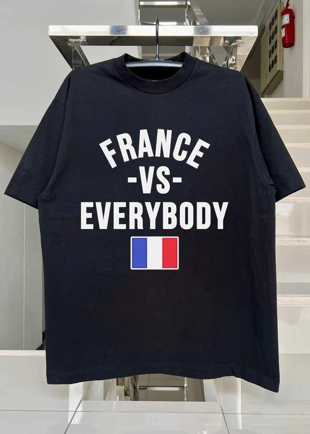 France vs Everybody National Flag shirt