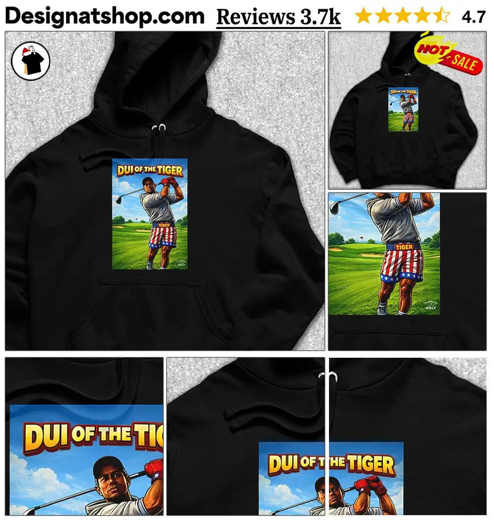 Tiger Wood DUI of the Tiger Golf Graphic shirt