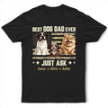 Camouflage Stars & Stripes Best Cat Dad Ever - Personalized T Shirt