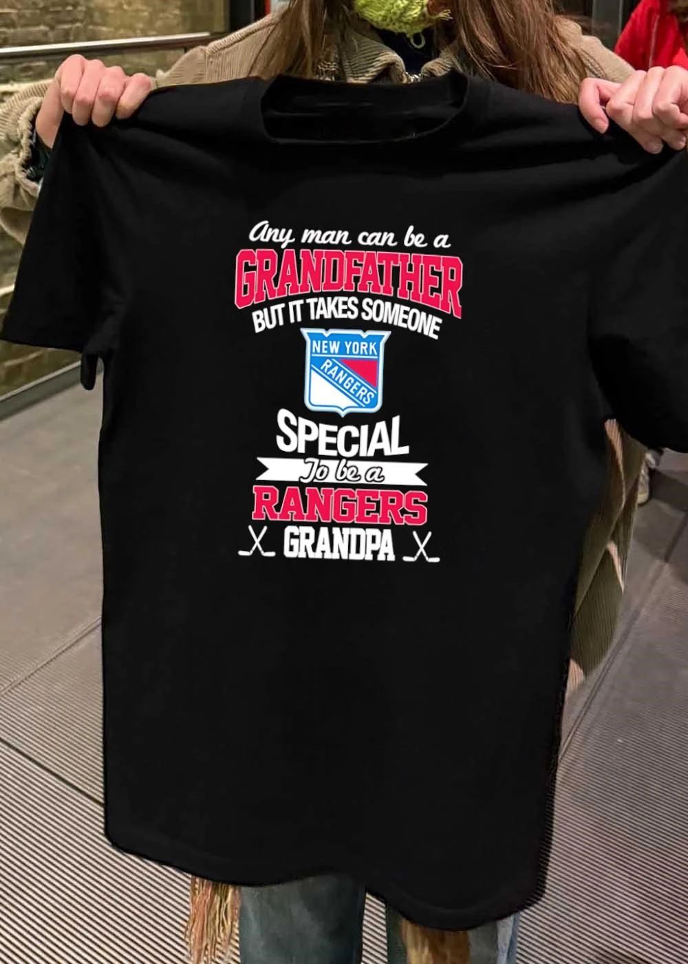New York Rangers Fans Any Man Can Be A Grandfather shirt