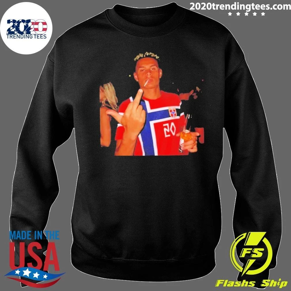 Antonio Nusa Norway National Football Team Middle Finger Shirt
