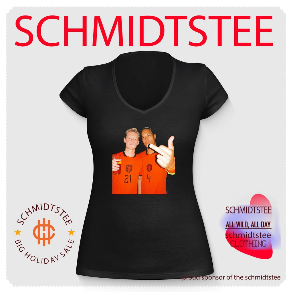 Frenkie de Jong and Virgil van Dijk Netherlands National Team shirt