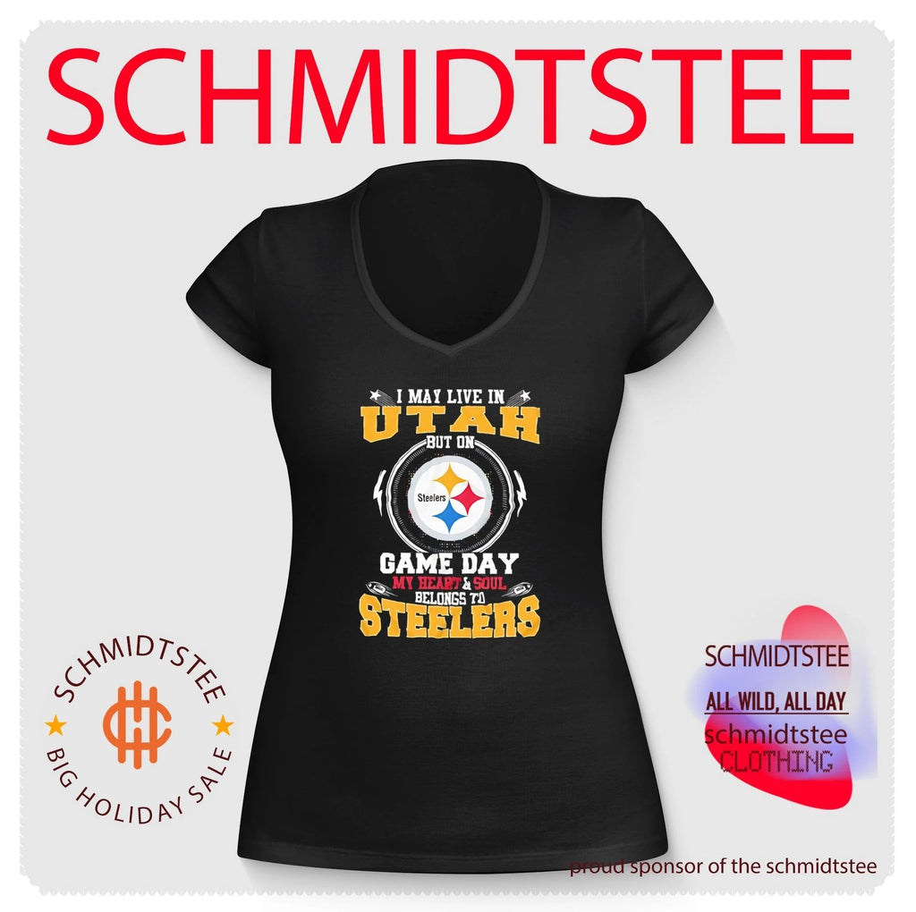 I may live in Utah but on game day my heart and sould belongs to Steelers shirt