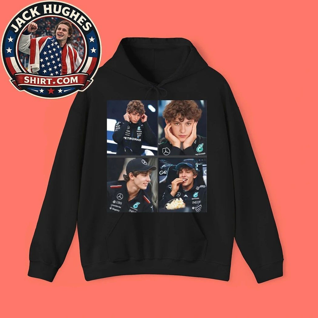 Kimi Antonelli George Russell Formula 1 Mercedes Vintage Shirt