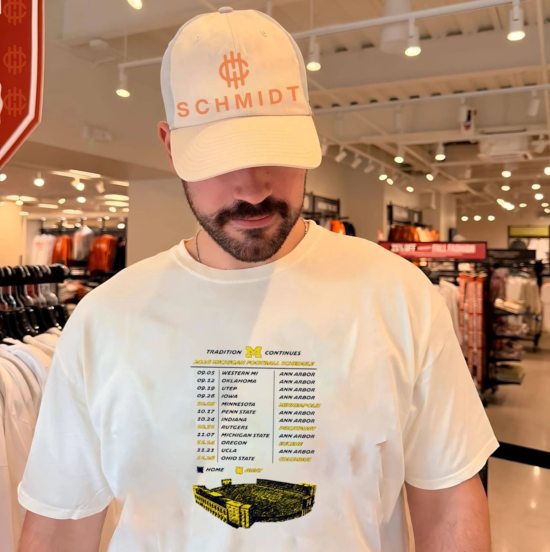 2026 Michigan Football Schedule Tradition Continues shirt