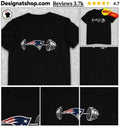 Patriots Barbell New England Football Weightlifting Spirit Of True Champions shirt