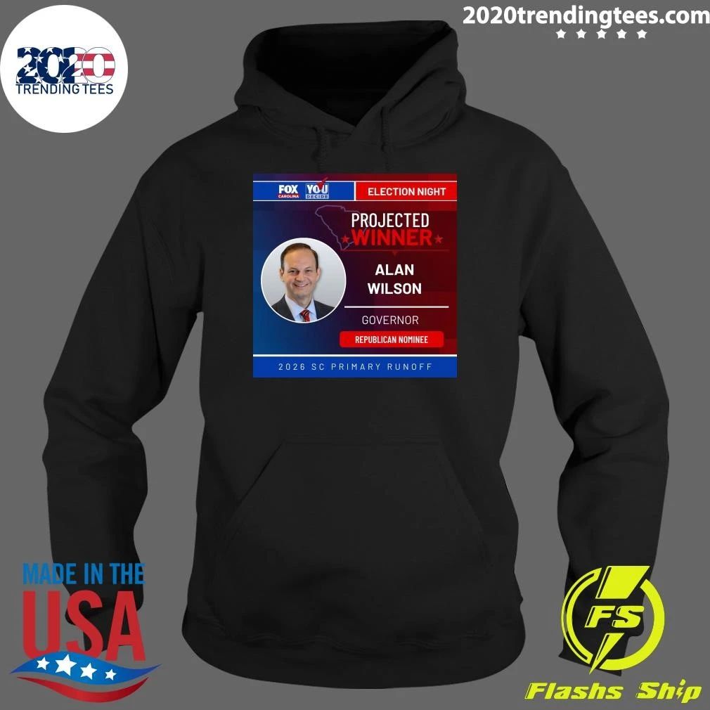 Projected Winner Alan Wilson Governor Republican Nominee 2026 SC Primary Runoff Shirt
