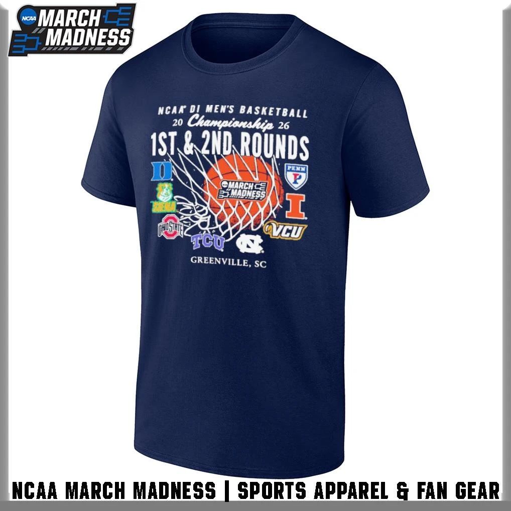 Greenville 2026 NCAA Men’s Basketball March Madness 1st 2nd Round Bound T-Shirt