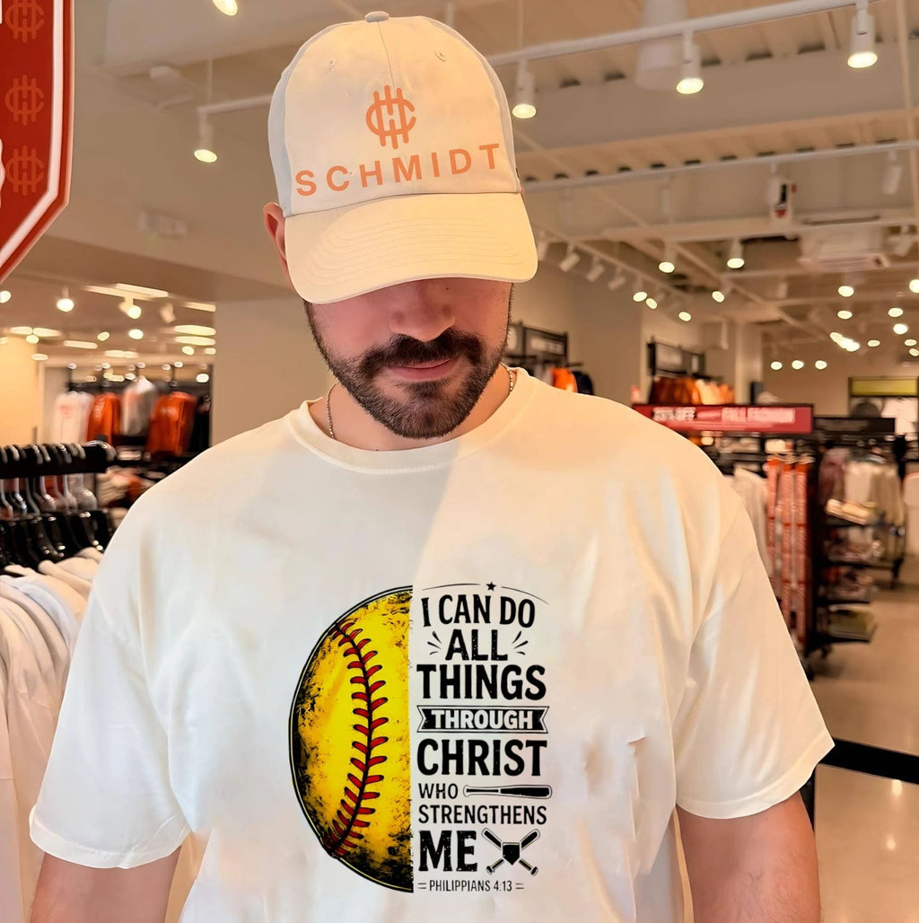 Baseball I Can Do All Things Through Christ Shirt