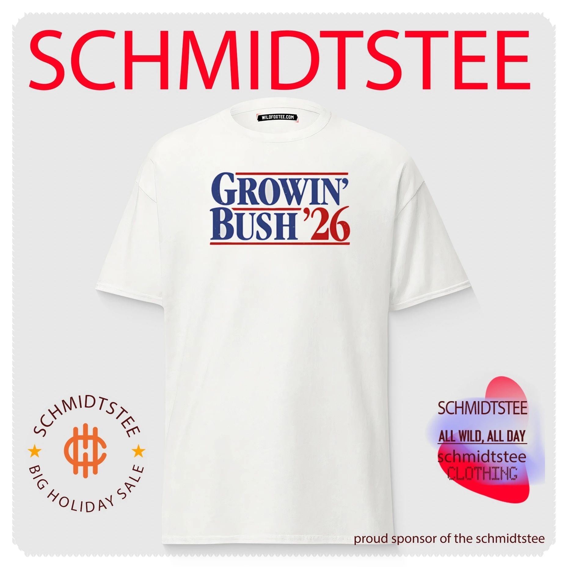 Growin’ Bush ’26 2026 Election Political Campaign shirt