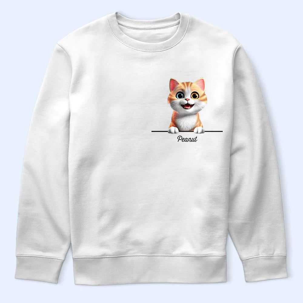 Dog Cat Mom Dad Pet Lover 3D Effect - Personalized T Shirt