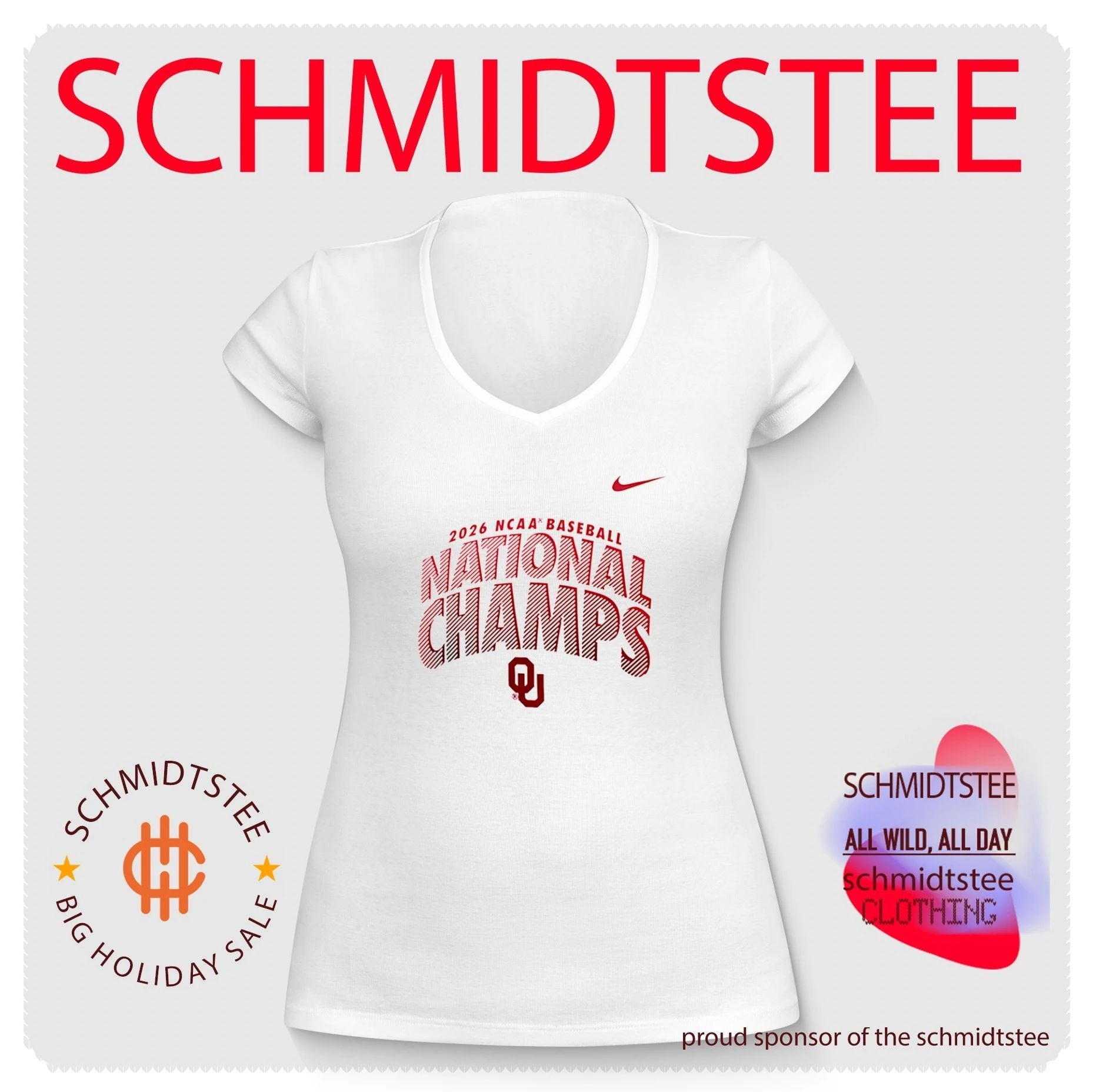 Oklahoma Sooners 2026 College World Series Champions shirt