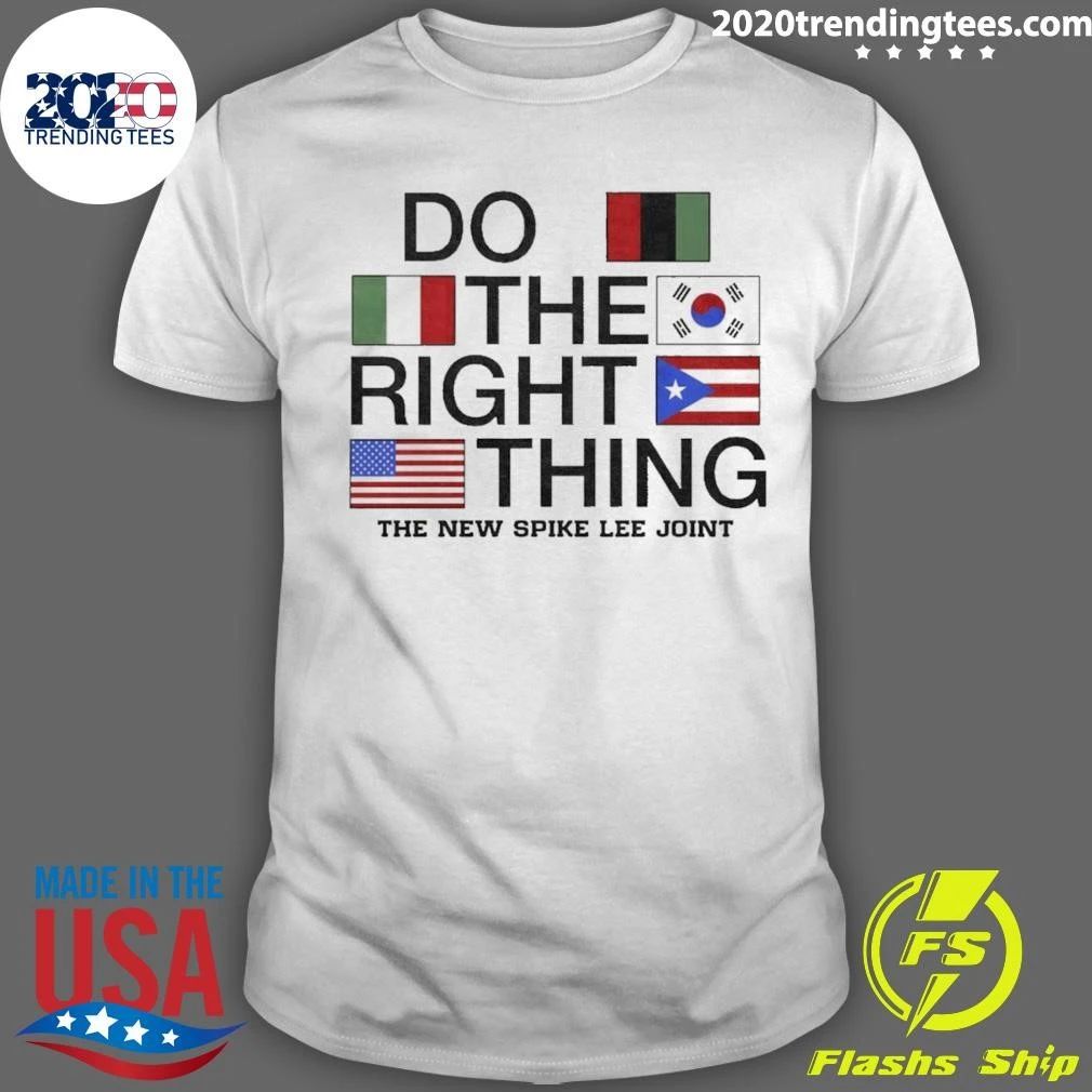 Spike Lee Do The Right Thing The New Spike Lee Joint Flags Shirt