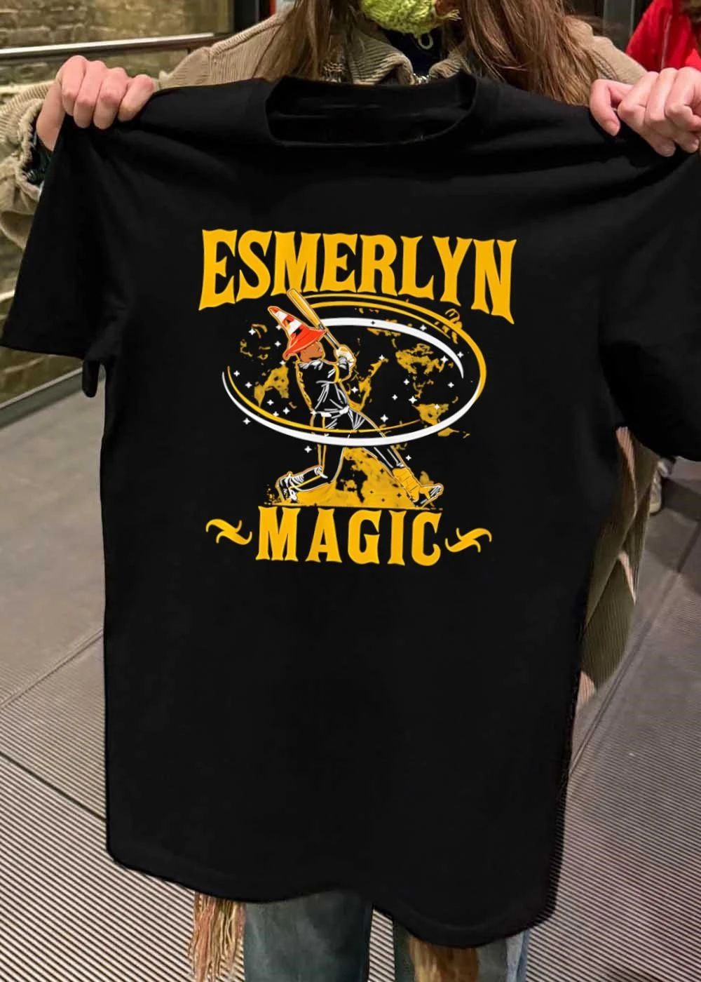 iPlayers Esmerlyn Magic Baseball Player Swinging Bat shirt