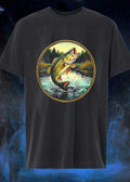 Jumping Largemouth Bass Fishing T-Shirt