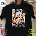 Denzel Washington Collage 90s Bootleg Vintage Shirt