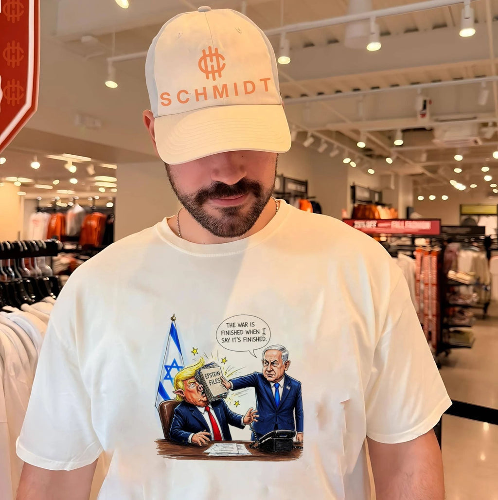 Phone call between Benjamin Netanyahu and Donald Trump satirical shirt