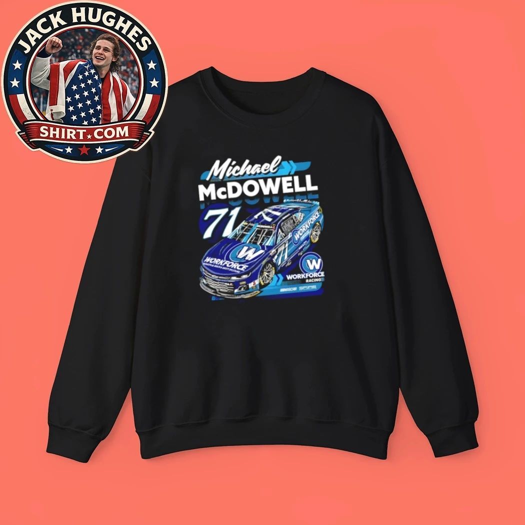 Original Michael Mcdowell 71 Workforce Racing Nascar Driver Graphic Shirt