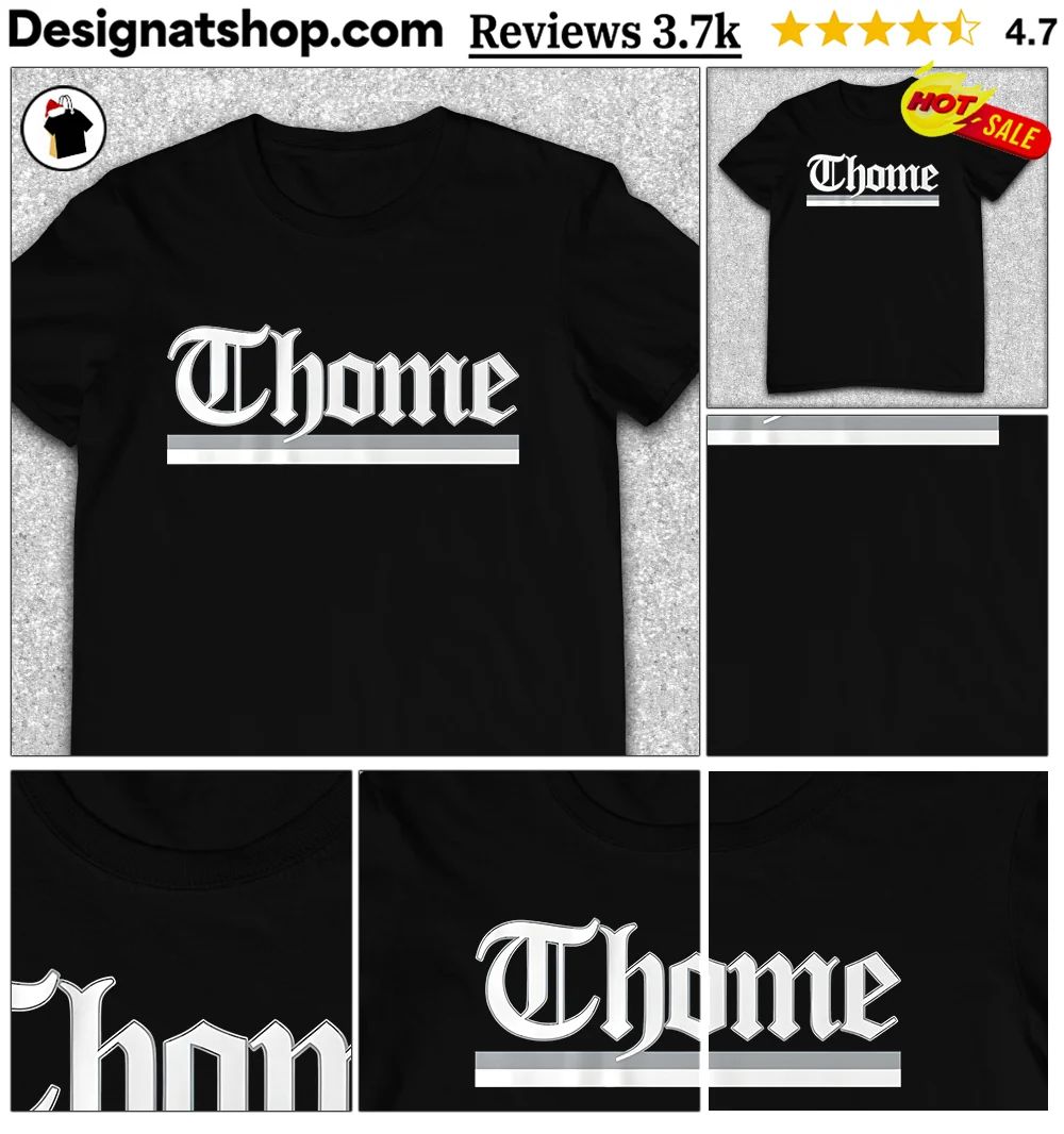 Landon Thome Chicago Baseball Team Name Text shirt