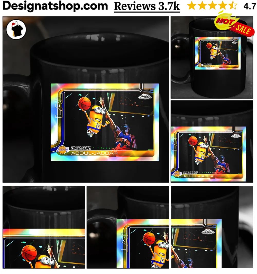 Minions NBA 2025-26 Kareem Abdul-Jabbar basketball card shirt