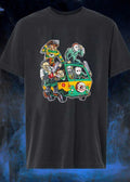 Horror Villains Riding the Mystery Machine Green Bay Packers shirt