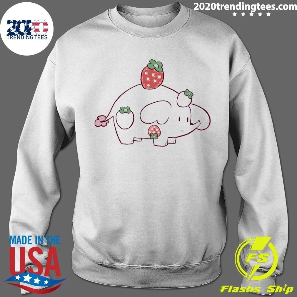 Strawberry Elephant Pin Shirt