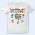 Blessed To Be Called Grandma Sea Turtle - Personalized T Shirt