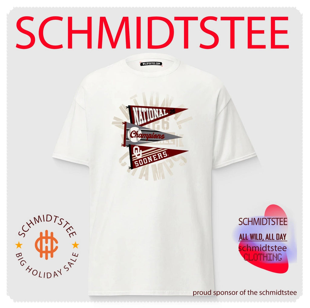 Oklahoma Sooners 2026 NCAA Baseball Men’s College World Series Champions Pennant shirt