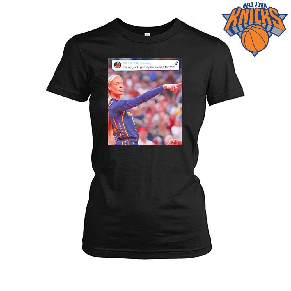 Sophie Cunningham Indiana Fever Basketball Point God Im So Glad I Got My Nails Done For This 2026 Shirt