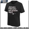 Texas Tech Red Raiders Men’s and Women’s Basketball 2026 March Madness Month T-Shirt