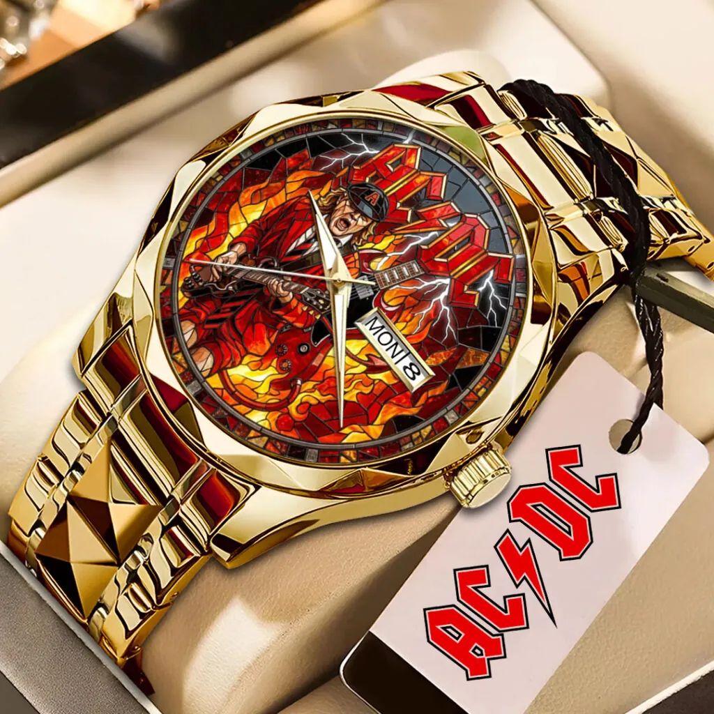 AC/DC Alloy Luxury Quartz Watch