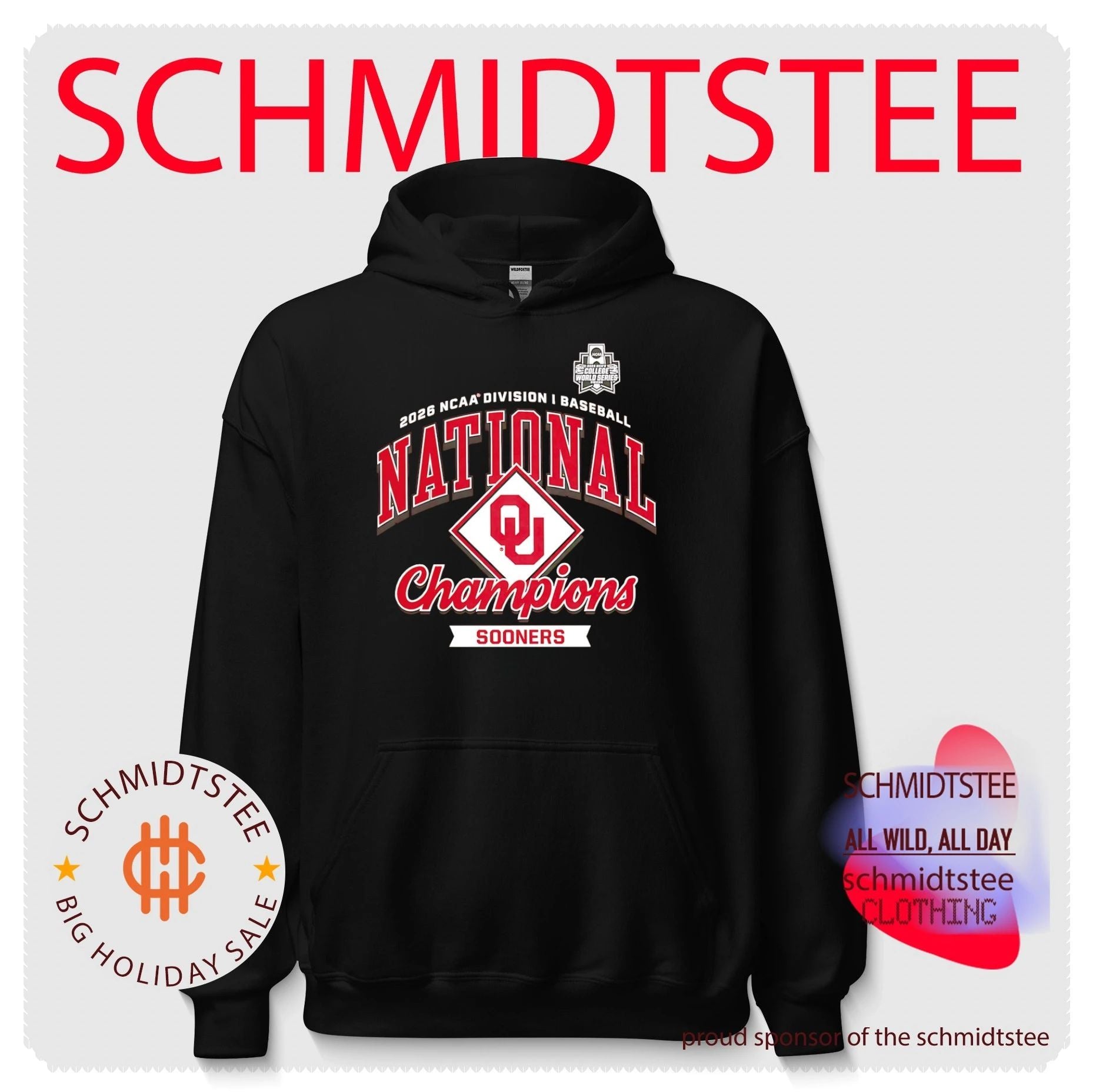 2026 Oklahoma Sooners NCAA Division I Baseball National Champions shirt