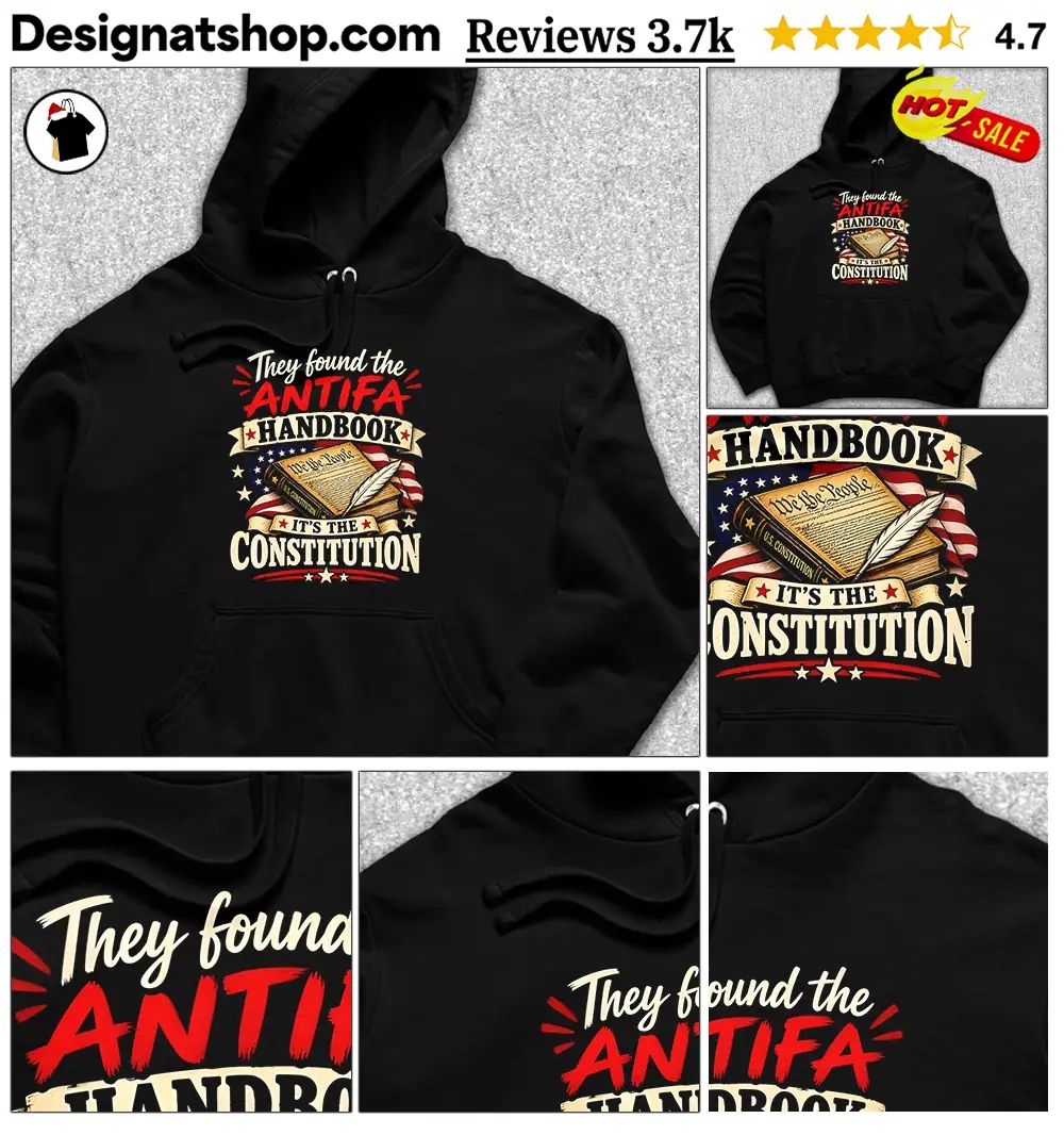 American Constitution Book They Found The Antifa Handbook It’s The Constitution Shirt