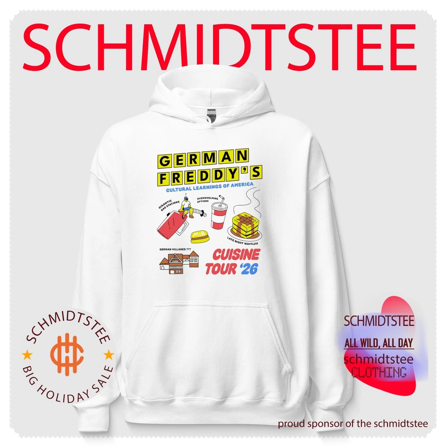 German Freddy’s Cultural Learnings of America Cuisine Tour ’26 Soccer shirt