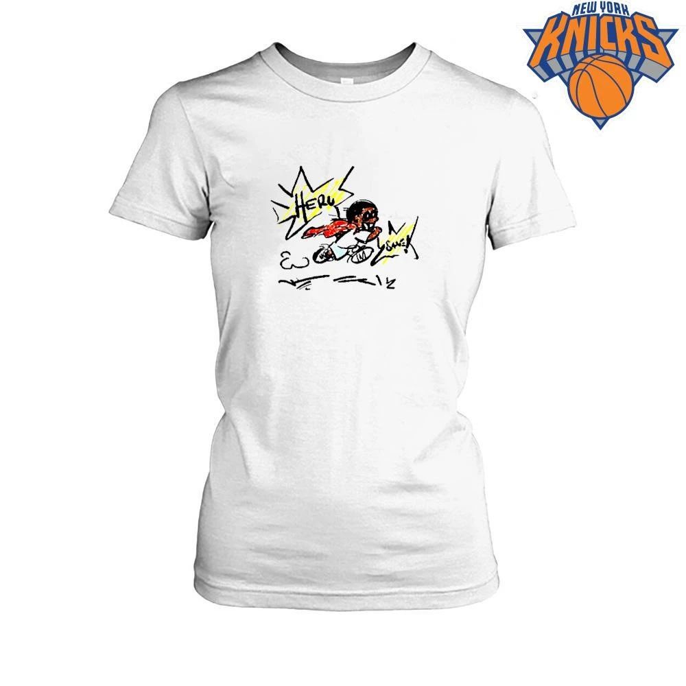 Heru Save Cute Super Hero Cartoon Sketch Style Cream T Shirt