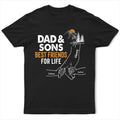 Dad And Daughter Best Friends For Life - Birthday, Loving Gift For Daddy, Father, Grandpa, Grandfather - Personalized Custom T Shirt