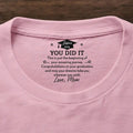 You've Worked So Hard To Make Your Dreams Come True - Personalized T Shirt