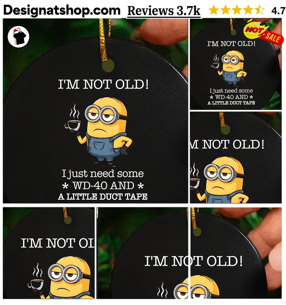 Grumpy Minion Coffee I’m Not Old I Just Need Some WD-40 and a Little Duct Tape shirt