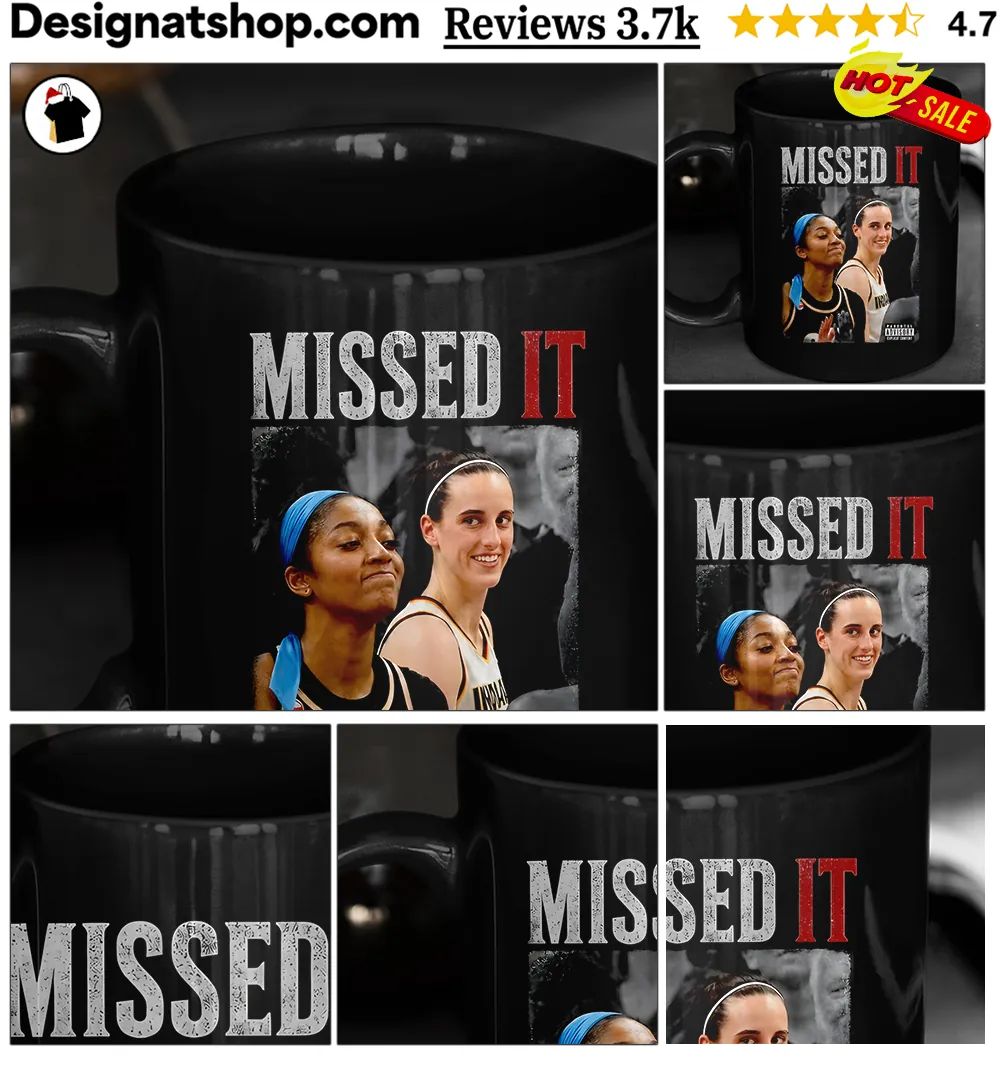 Caitlin Clark Angel Reese Missed It Viral Basketball Meme Graphic parental advisory shirt