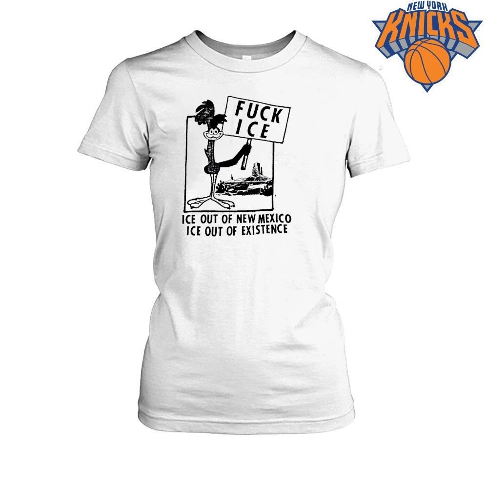 Fuck ICE Out of New Mexico Road Runner Cartoon Protest Shirt