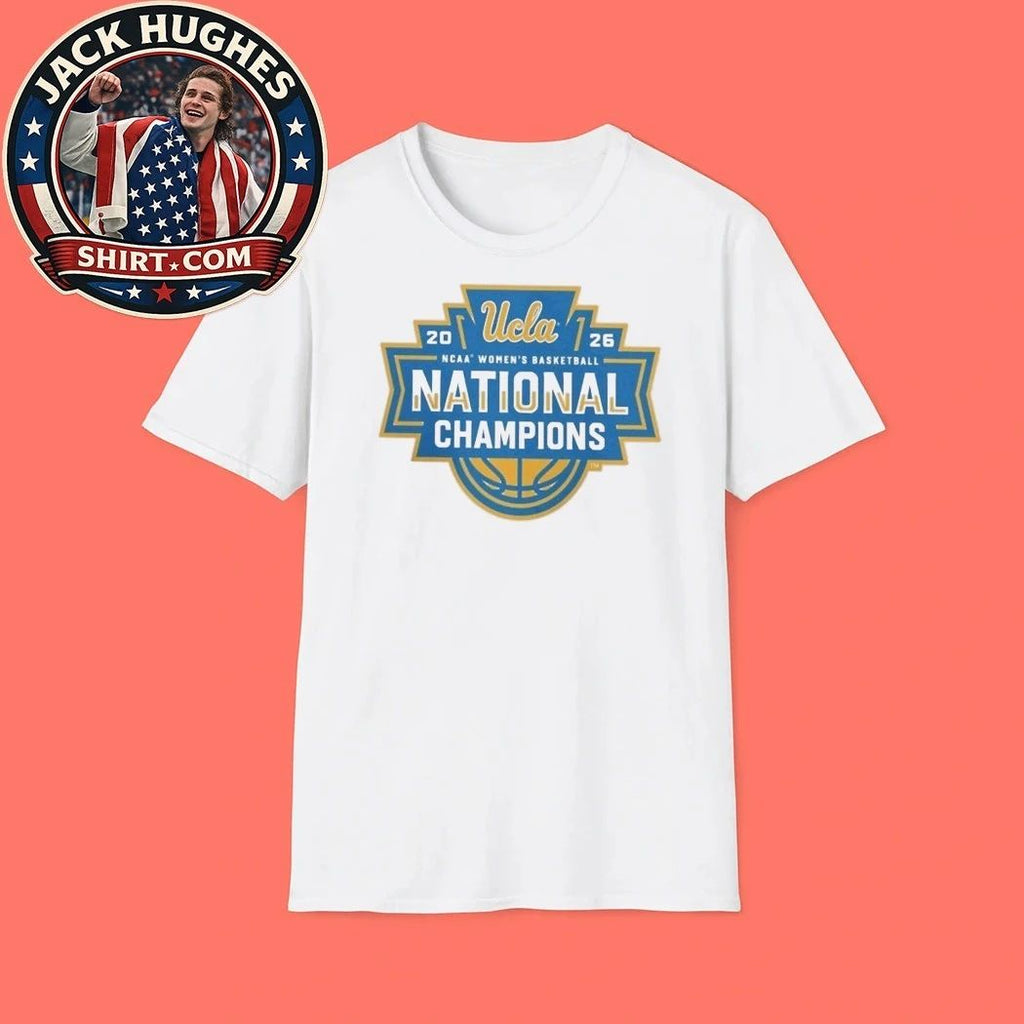 UCLA Bruins 2026 NCAA Women’s Basketball National Champions Fast Lock Logo T-Shirt